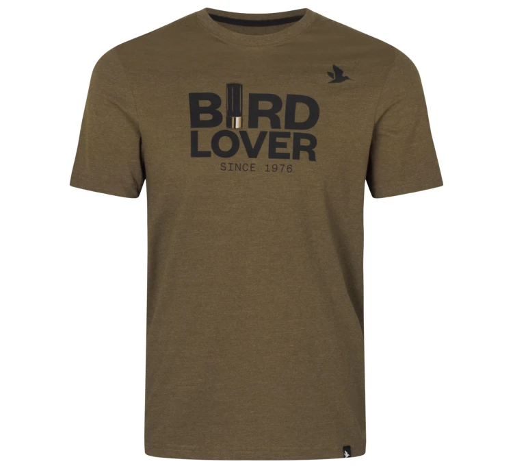 Koszulka Seeland Bird Lover S/S - Dark Olive Melange