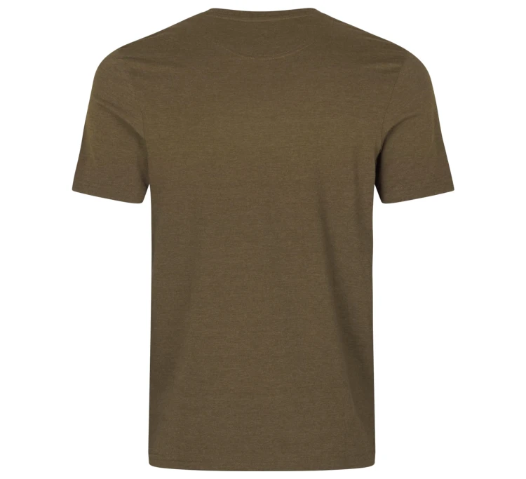 Koszulka Seeland Bird Lover S/S - Dark Olive Melange