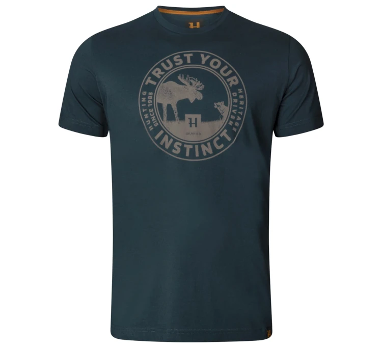 Koszulka Härkila Moose S/S - Dark Navy