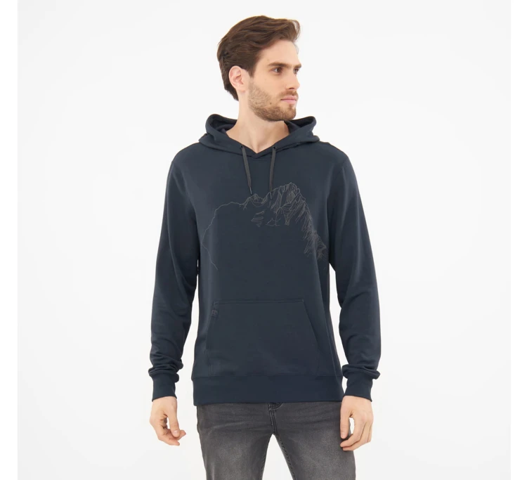 Bluza Viking Panaka Hoodie Bamboo Man - Granatowy