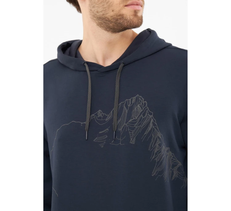 Bluza Viking Panaka Hoodie Bamboo Man - Granatowy