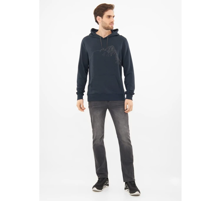 Bluza Viking Panaka Hoodie Bamboo Man - Granatowy
