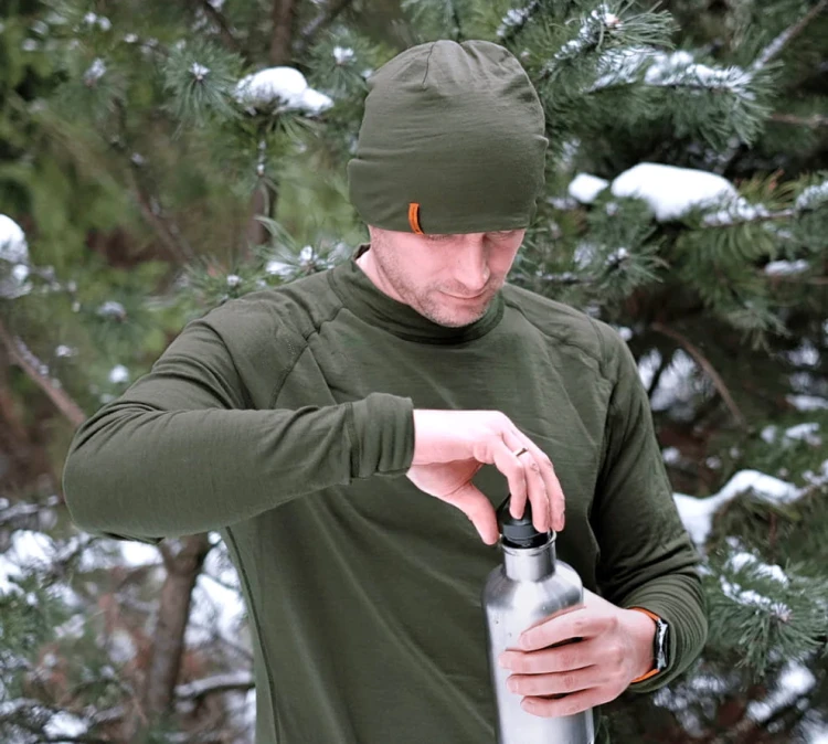 Czapka termoaktywna Thermowave Merino Beanie - Forest Green