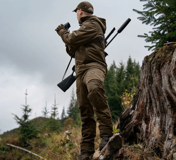 Rękawice Härkila Forest Hunter WSP - Hunting Green/Shadow Brown