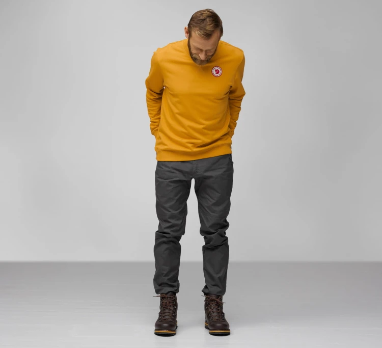 Bluza Fjällräven 1960 Logo Badge 87163 - Mustard Yellow (161)
