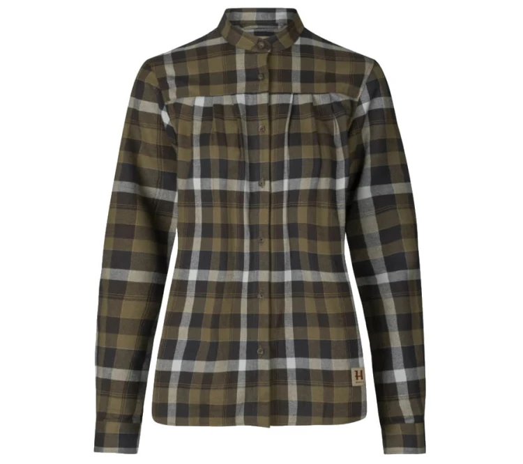 Koszula damska Härkila Sigrid L/S - Willow Green/Phantom