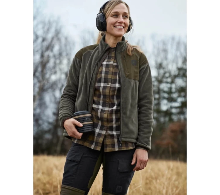 Koszula damska Härkila Sigrid L/S - Willow Green/Phantom