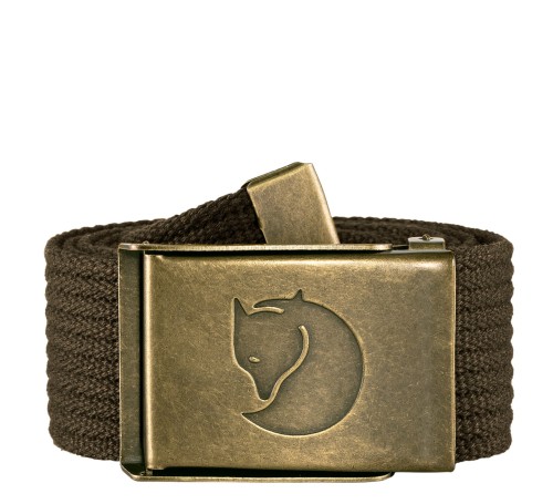 Pasek do spodni Fjällräven Canvas Brass 77297 - Dark Olive (633)