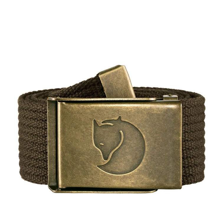 Pasek do spodni Fjällräven Canvas Brass 77297 - Dark Olive (633)