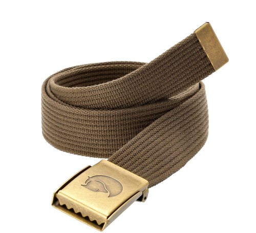 Pasek do spodni Fjällräven Canvas Brass 77297 - Dark Olive (633)