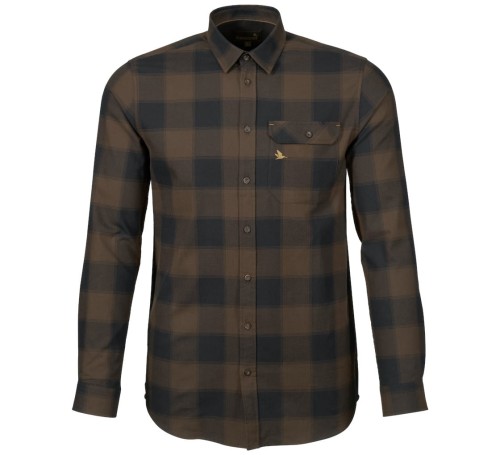 Koszula Seeland Highseat - Hunter Brown
