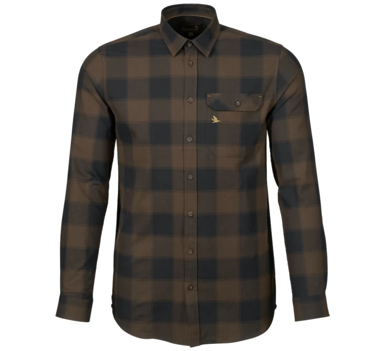 Koszula Seeland Highseat - Hunter Brown