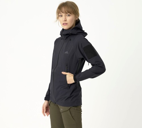 Kurtka damska Helikon Hardshell Squall - Czarny (KU-SWH-TR-01)