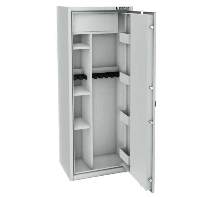 Szafa Konsmetal (6+4 szt.) MLB150D (RAL 7035) - klasa S1