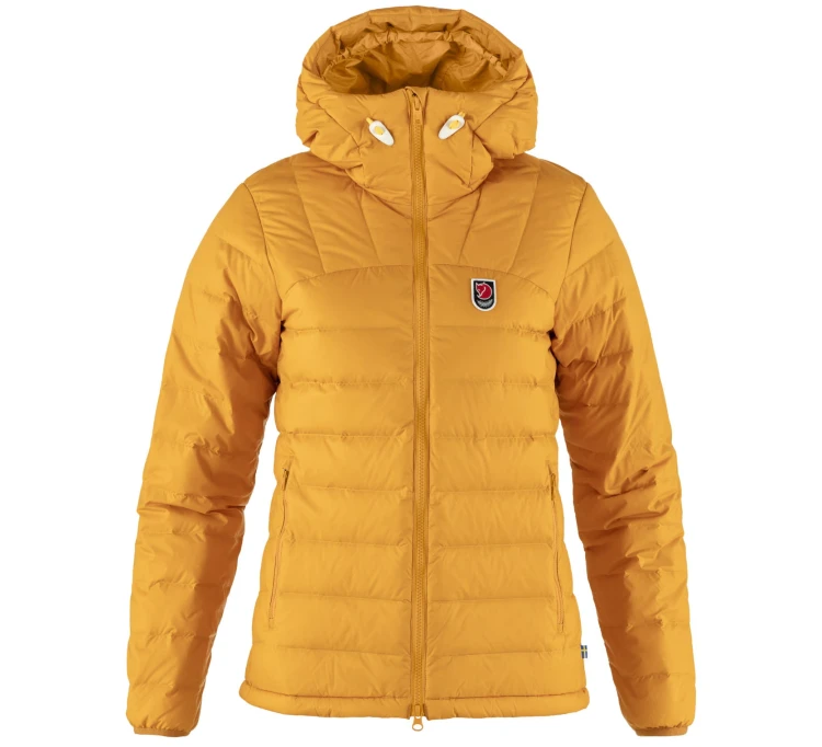 Kurtka damska Fjällräven Expedition Pack Down 86122 - Mustard Yellow (161)