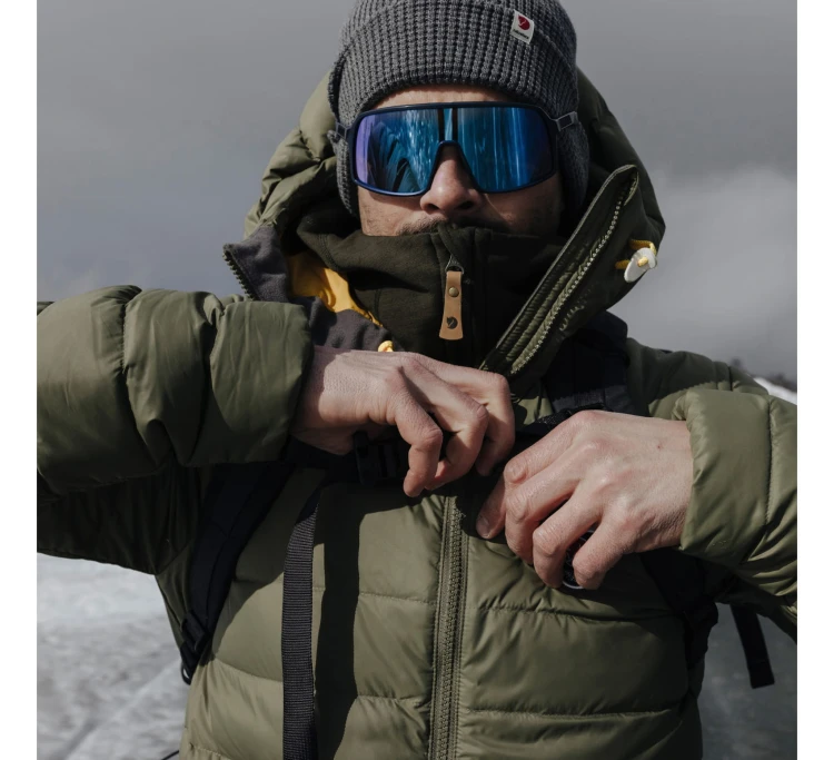 Kurtka Fjällräven Expedition Pack Down 86121 - Green-Mustard Yellow (620-161)