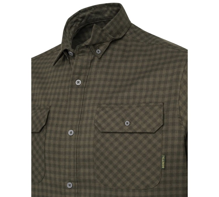 Koszula Beretta Cadet Flannel LU991 - Green&amp;Brown Check (3).jpg