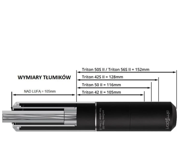 Tłumik aimSport Triton 50S II