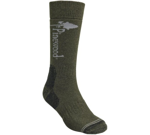 Skarpety Pinewood Melange 9501 - Olive Melange