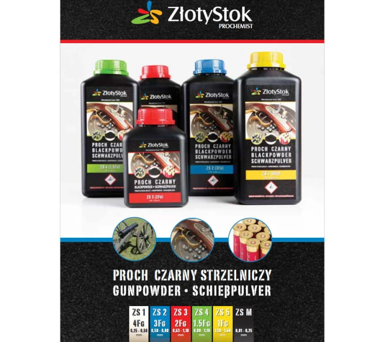 Proch czarny Złoty Stok ZS3 (FFg) (1 kg)