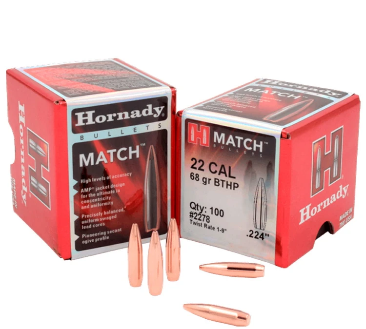 Pociski Hornady .22 (.224) BTHP Match 68gr (100) (#2278)