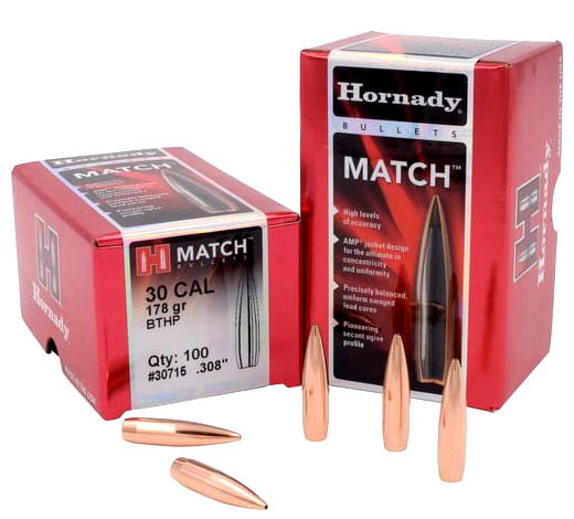 Pociski Hornady .30 (.308) BTHP Match 178gr (100) (#30715)