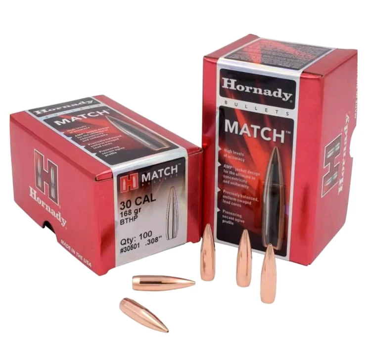 Pociski Hornady .30 (.308) BTHP Match 168gr (100) (#30501)