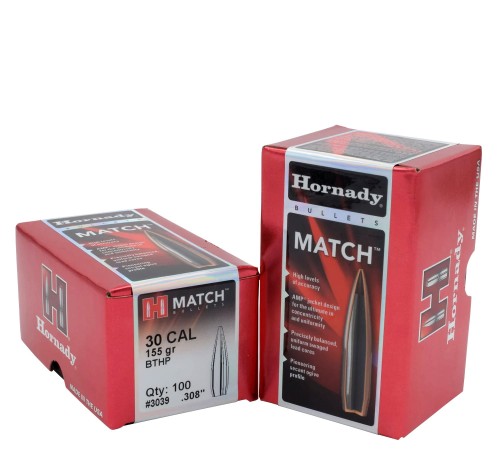 Pociski Hornady .30 (.308) BTHP Match 155gr (100) (#3039)