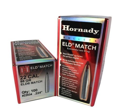 Pociski Hornady .22 (.224) ELD Match 88gr (100) (#22834)