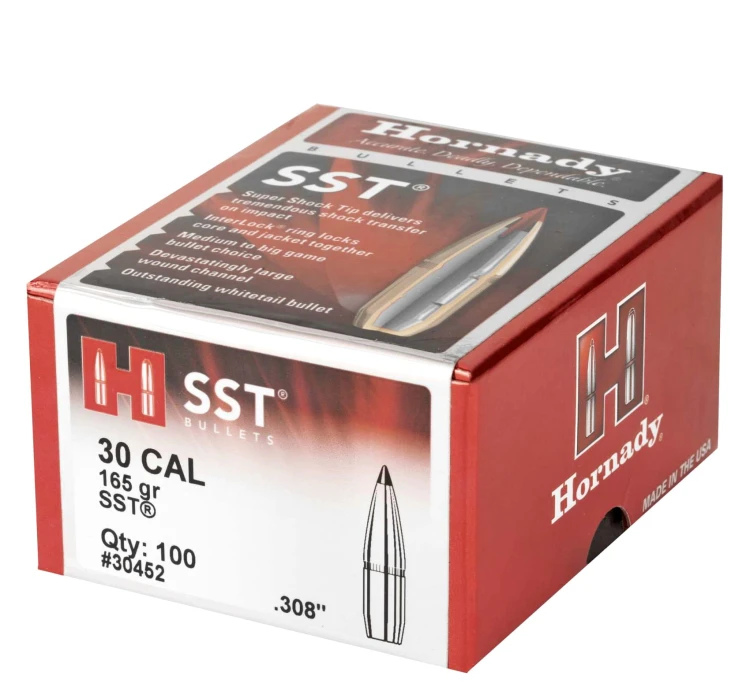 Pociski Hornady .30 (.308) SST 165gr (100) (#30452)
