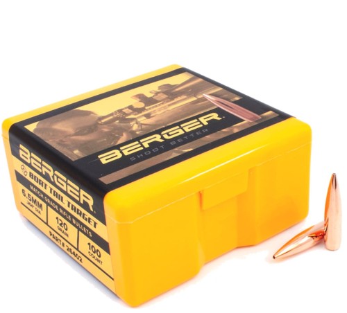 Pociski Berger 6,5mm (.264) Target BT 7,8g/120gr (100) (#26402)