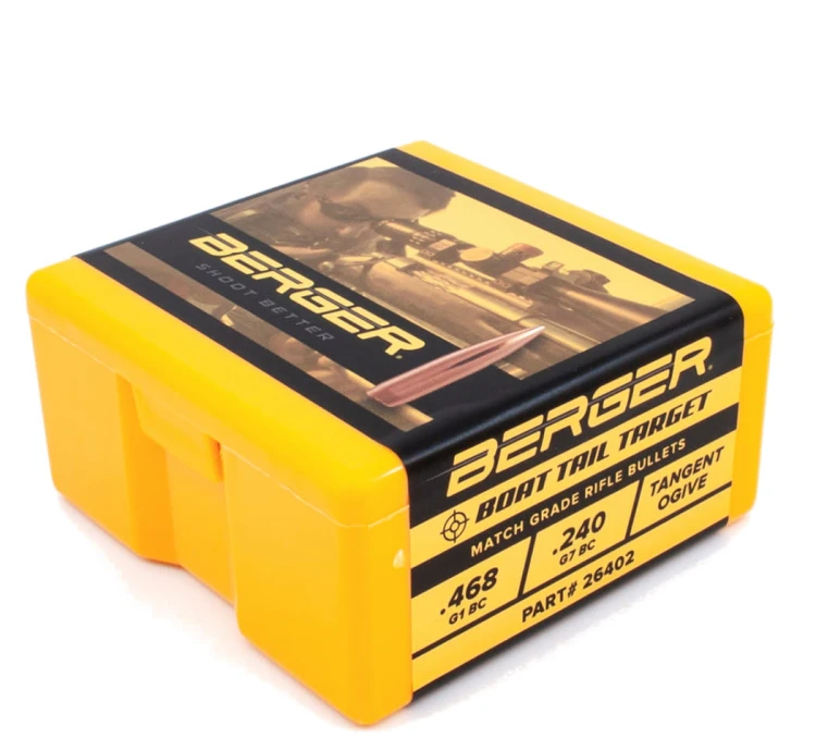 Pociski Berger 6,5mm (.264) Target BT 7,8g/120gr (100) (#26402)