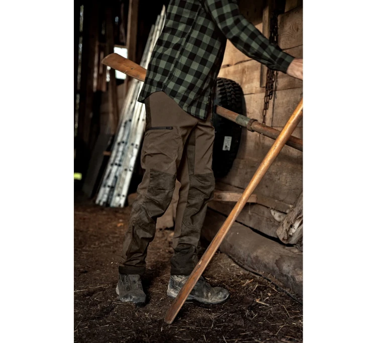 Spodnie Härkila Ragnar - Slate Brown/Willow Green
