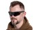 Okulary balistyczne Swiss Eye Nighthawk z zestawem wizjerów - Czarny - 40291