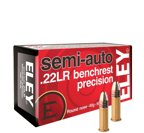 ELEY .22 LR SEMI-AUTO BENCHREST PRECISION 2,59g/40gr (50)