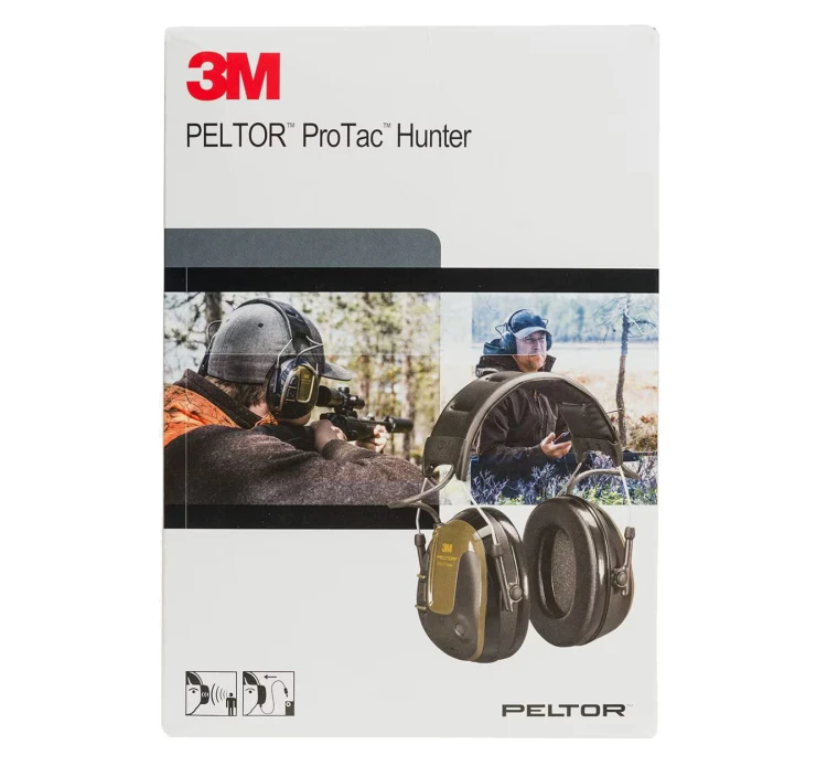 Ochronniki słuchu aktywne 3M PELTOR ProTac Hunter - Zielony