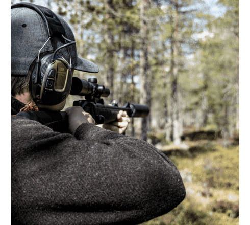 Ochronniki słuchu aktywne 3M PELTOR ProTac Hunter - Zielony