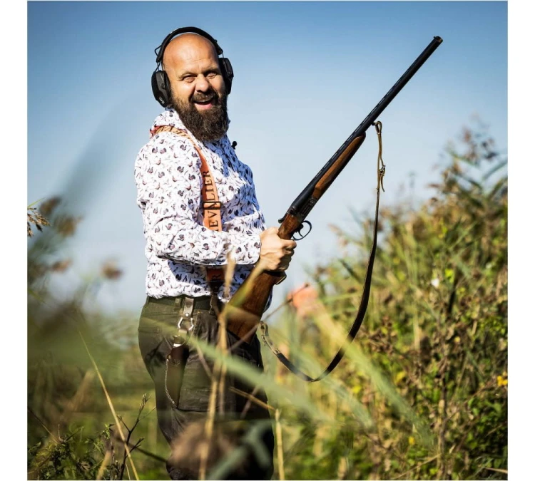 Ochronniki słuchu aktywne RealHunter ProSHOT BT - Czarny