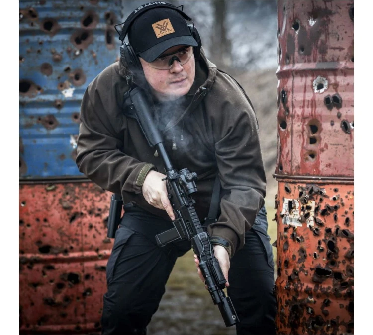 Ochronniki słuchu aktywne RealHunter ProSHOT BT - Czarny