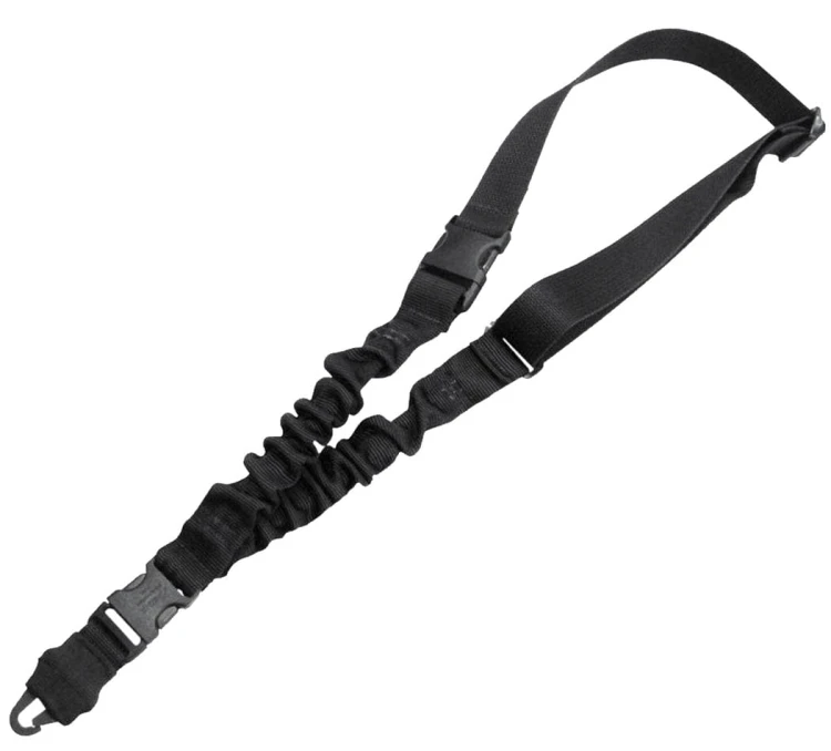 Pas nośny 1-punktowy Tac Shield Shock Sling Bungee #T6010BK - Czarny