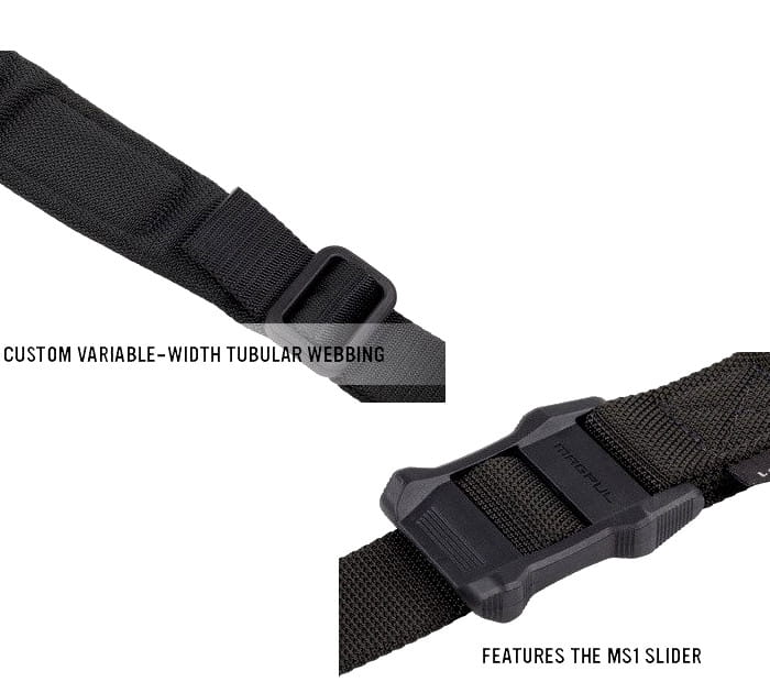 Zawieszenie 2-punktowe Magpul MS1 Padded Multi-Mission Sling - MAG545-BLK