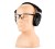 Ochronniki słuchu aktywne RealHunter Active PRO + okulary - Czarny