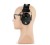 Ochronniki słuchu aktywne RealHunter Active PRO + okulary - Czarny