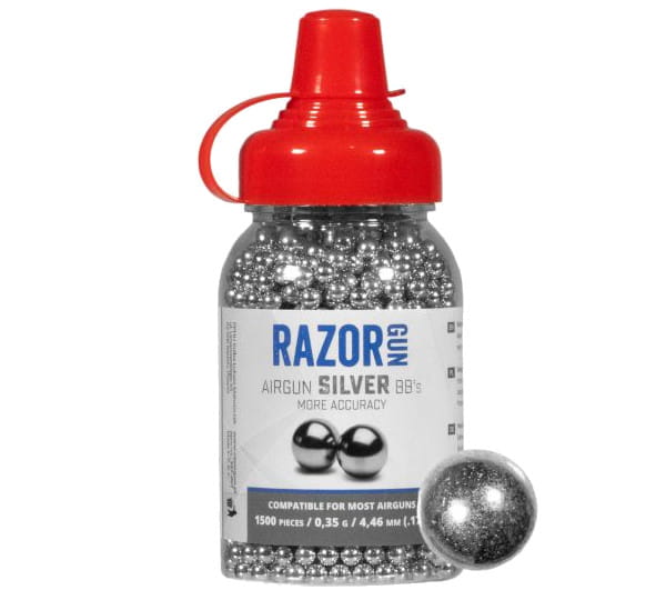 Śrut stalowy BB RazorGun Silver 4,46 mm (1500)