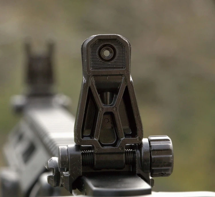 Celownik przeziernikowy składany Magpul MBUS Pro - Czarny - MAG276-BLK