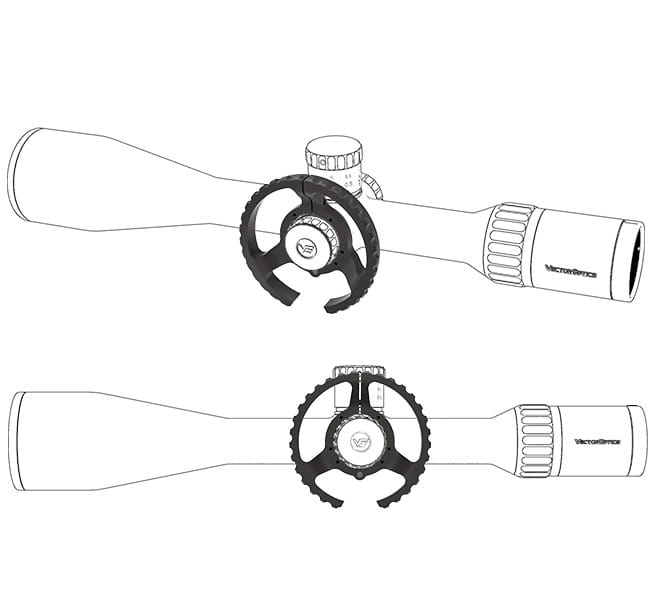 Koło szybkiej regulacji paralaksy GEN.II do lunety Vector Optics Continental - SCCON-SW2