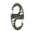Karabińczyk plastikowy M-TAC S-Hook - Olive