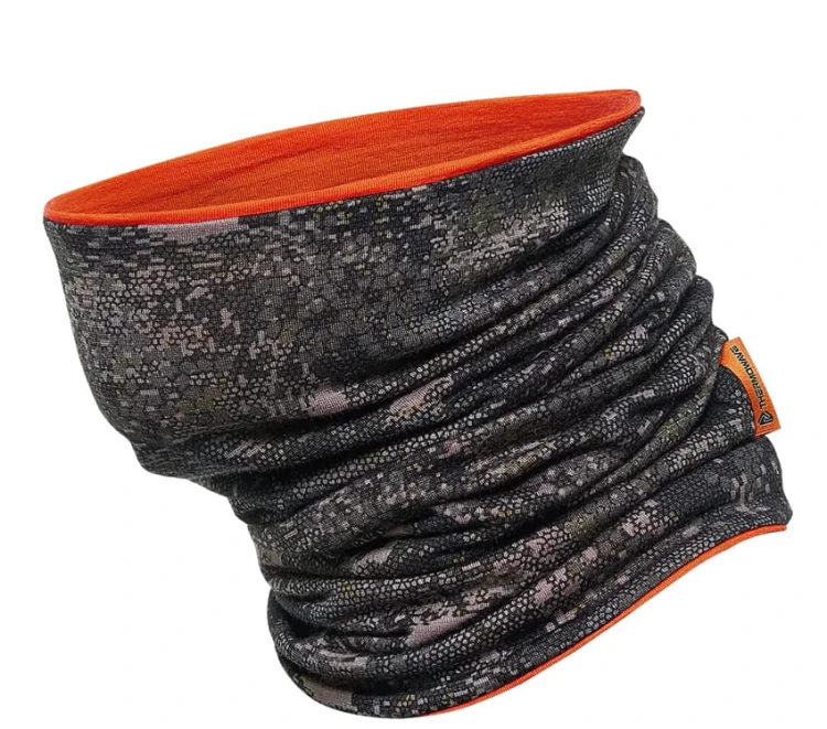 Komin termoaktywny Thermowave Merino Tube - Dazzle Camo/Orange