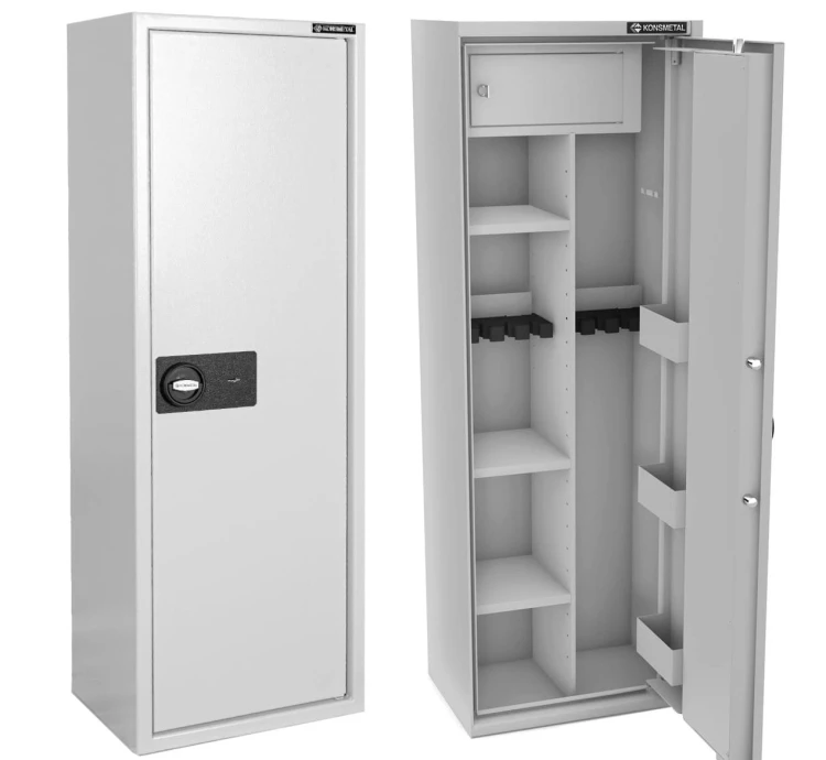 Szafa Konsmetal (4+4 szt.) MLB150D (RAL 7035) - klasa S1