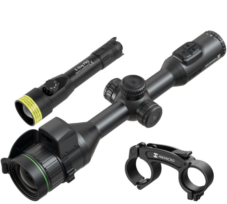 Celownik noktowizyjny HIKMICRO Alpex 4K LRF A50EL + X-HOG Pro 850, 940nm